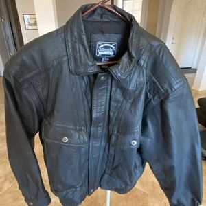 Black Leather Motorcycle Jacket